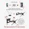 Barkan 13 - 90 inch Full Motion TV Wall Mount w/Integrated Amplified HDTV Indoor Antenna 25dB Gain VTM464L - alternate 5